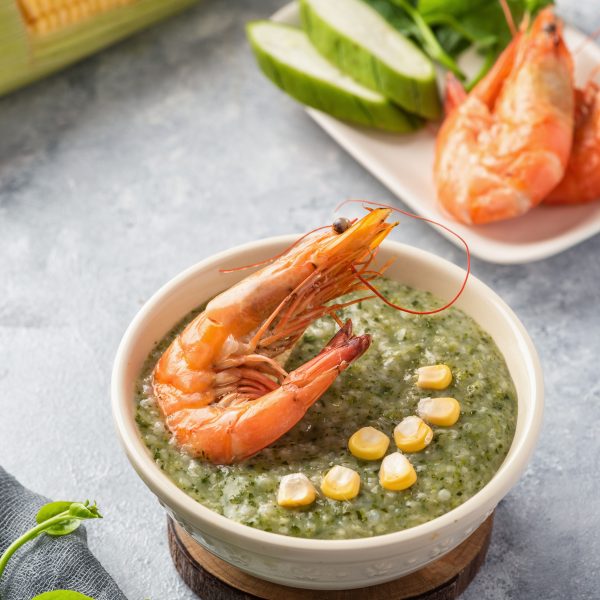 Cháo tôm càng xanh Cháo tôm càng xanh