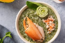 Cháo tôm cua biển