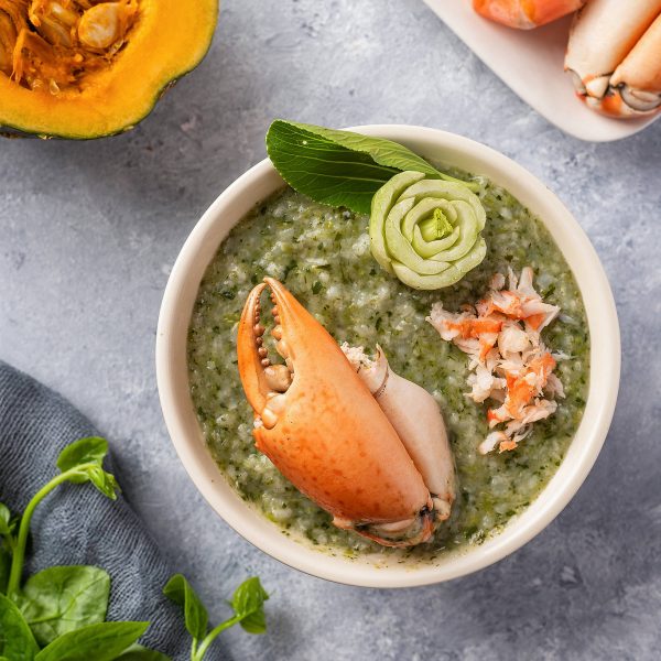 Cháo tôm cua biển