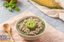 Cháo thịt heo rau củ