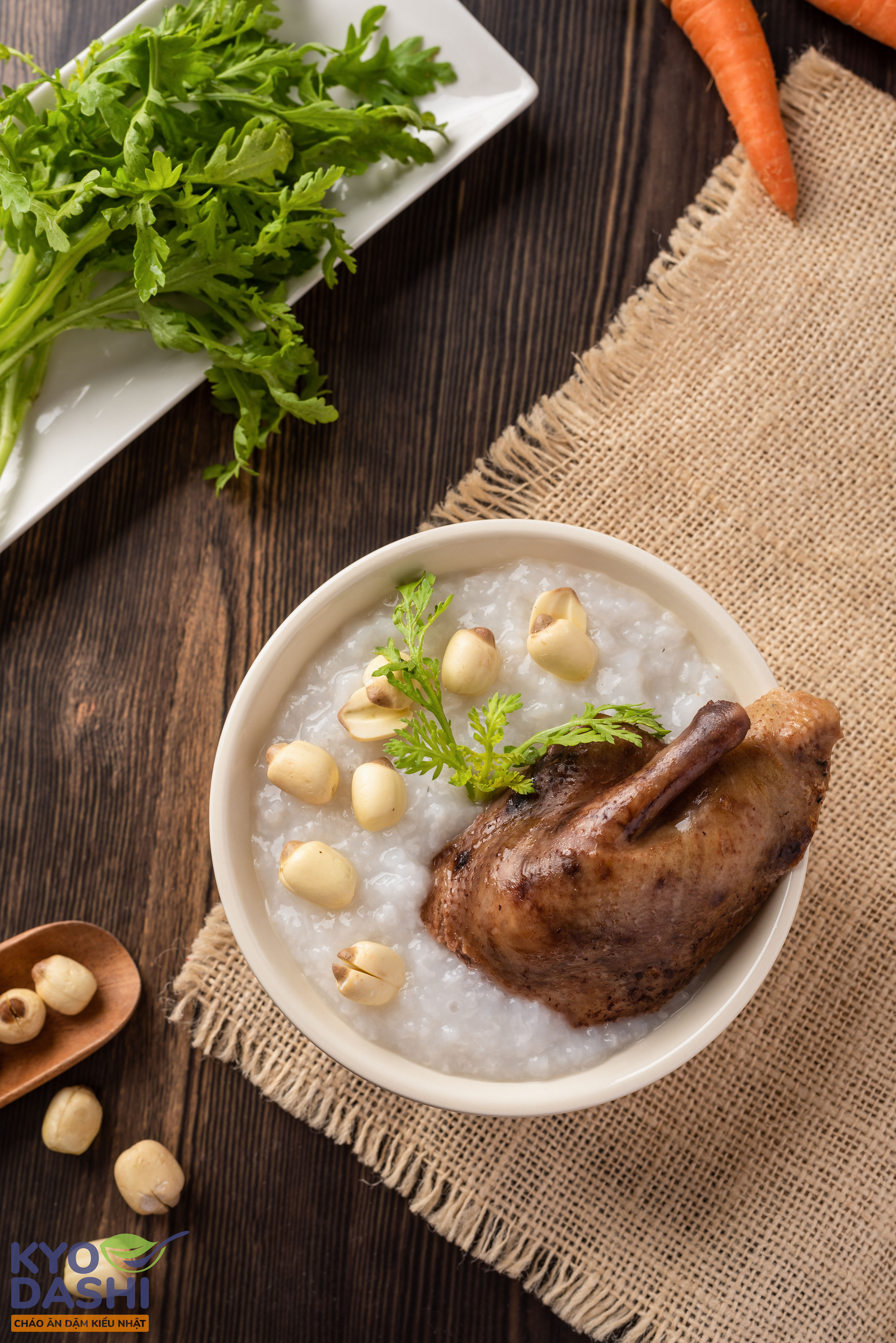 Cháo chim câu hầm hạt sen Cháo chim câu hầm hạt sen