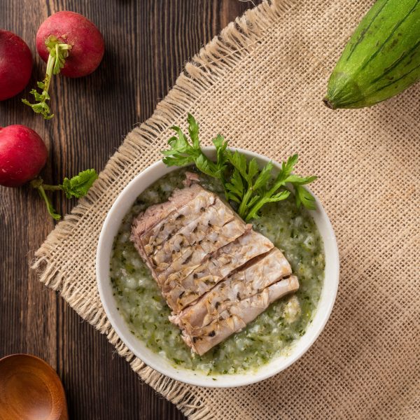 Cháo cá chép rau củ Cháo cá chép rau củ