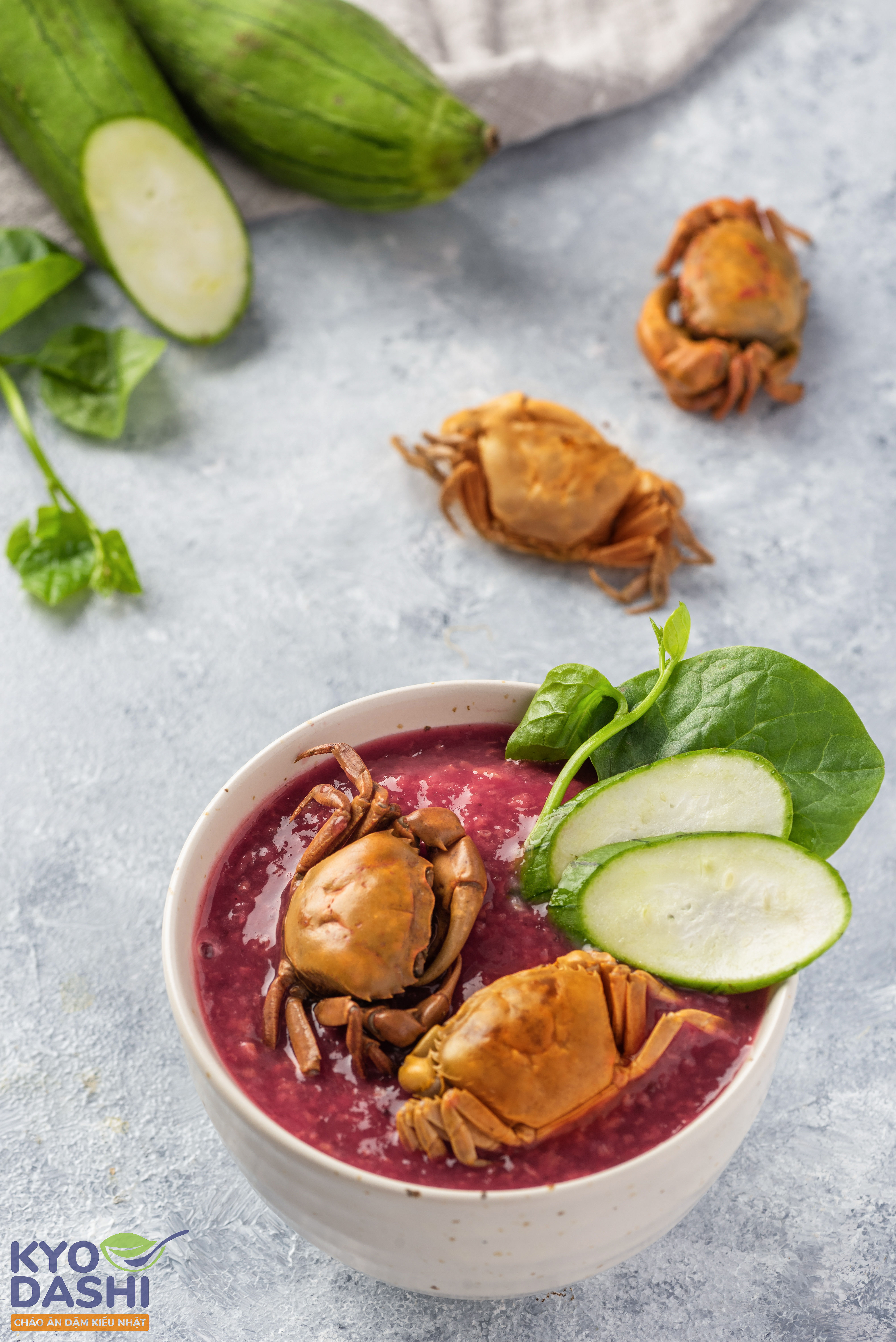 Cháo cua đồng rau củ Cháo cua đồng rau củ