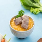 Cháo sườn non rau củ