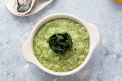 Cháo hàu sữa rau củ