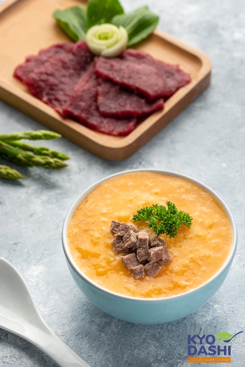 Cháo Đà Điểu rau củ